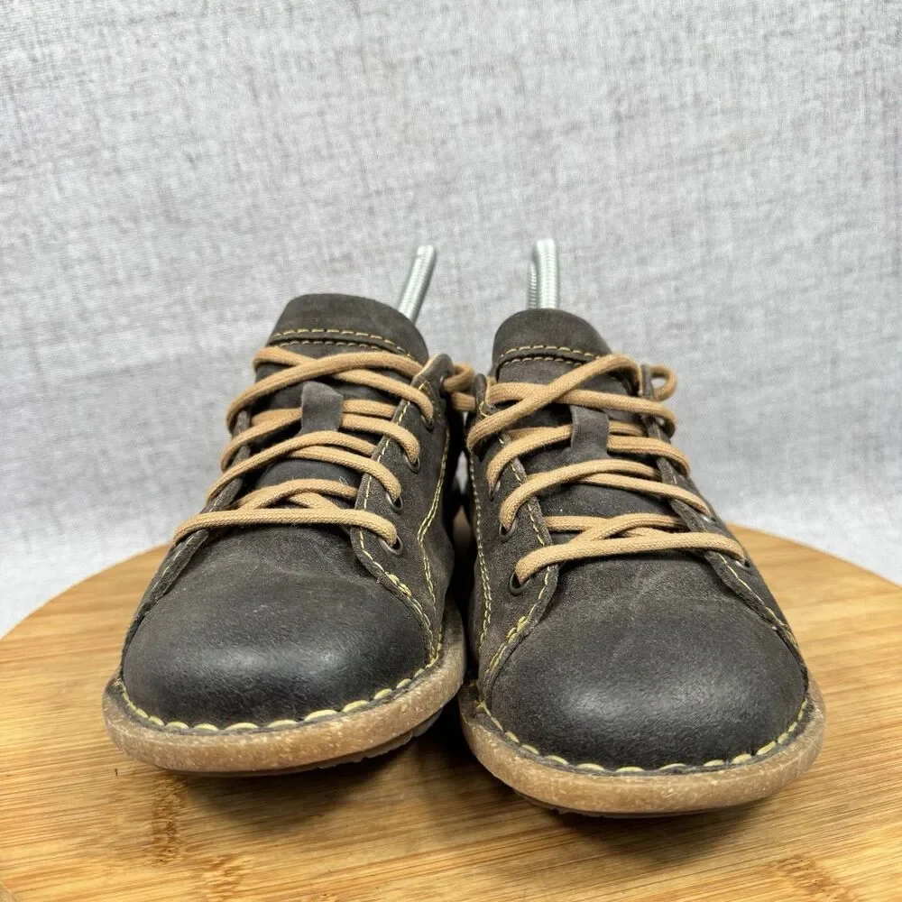 Born Trevan Shoes Women's 8.5 M Suede Leather Derby Oxford Sneakers